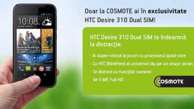 HTC Desire 310 Dual SIM intra exclusiv in oferta Cosmote HTC Desire 310 Dual SIM intra exclusiv in oferta Cosmote