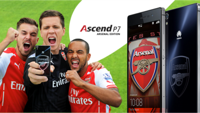 Ascend P7 Editie speciala dedicata fanilor echipei Arsenal Londra Ascend P7 Editie speciala