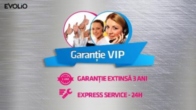 Evolio lanseaza serviciul de garantie VIP (3 ani garantie si service in maxim 48 ore) Evolio lanseaza serviciul de garantie VIP (3 ani garantie si service in maxim 48 ore)