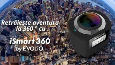 Evolio lanseaza iSmart 360, o camera ce poate filma la 360 de grade Evolio lanseaza iSmart 360, o camera ce poate filma la 360 de grade